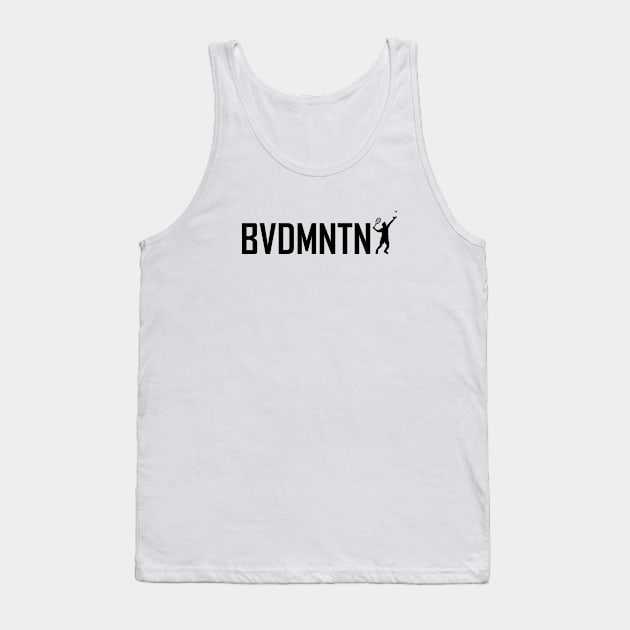 Badminton modern typography Tank Top by Simonpeters98